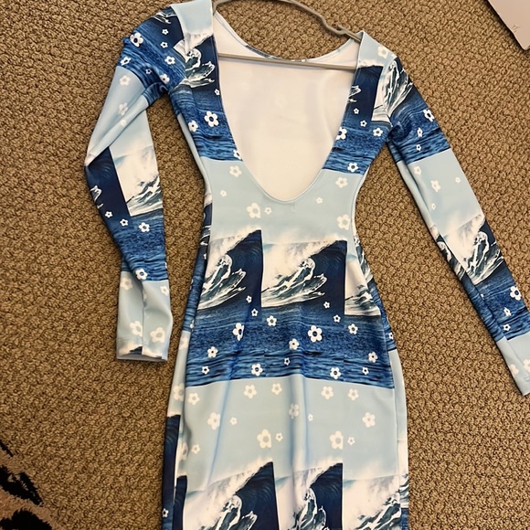 Boz Terry Long Sleeve Dress - Picture 4 of 5